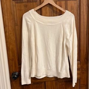 Banana Republic Sweater, Cream White, Large
